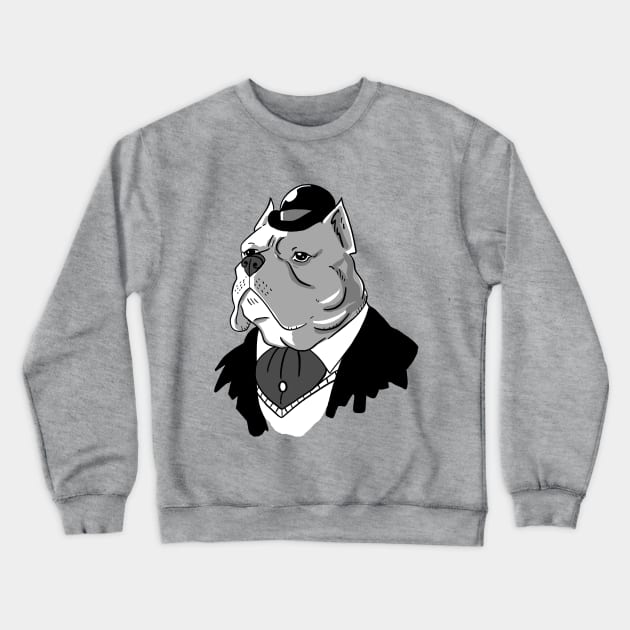 Dapper Fella Crewneck Sweatshirt by erikburnham